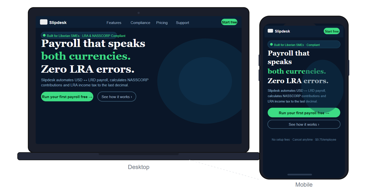 Slipdesk — Payslip Generator